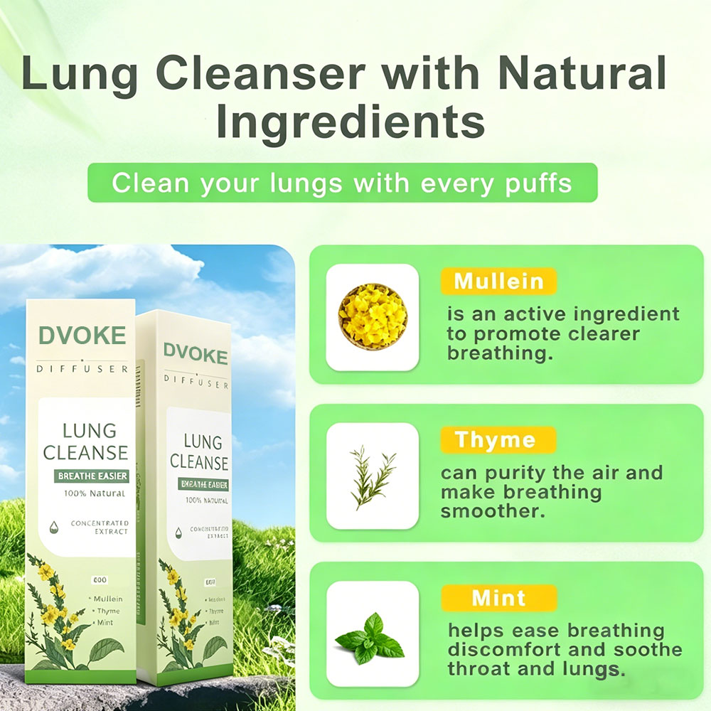 Stop Smoking Herb Vaporizer Herbal Diffuser Portable Dry Herb Inhaler Lung Cleanse Mullein Herbal Scent Plant-Based Diffusion