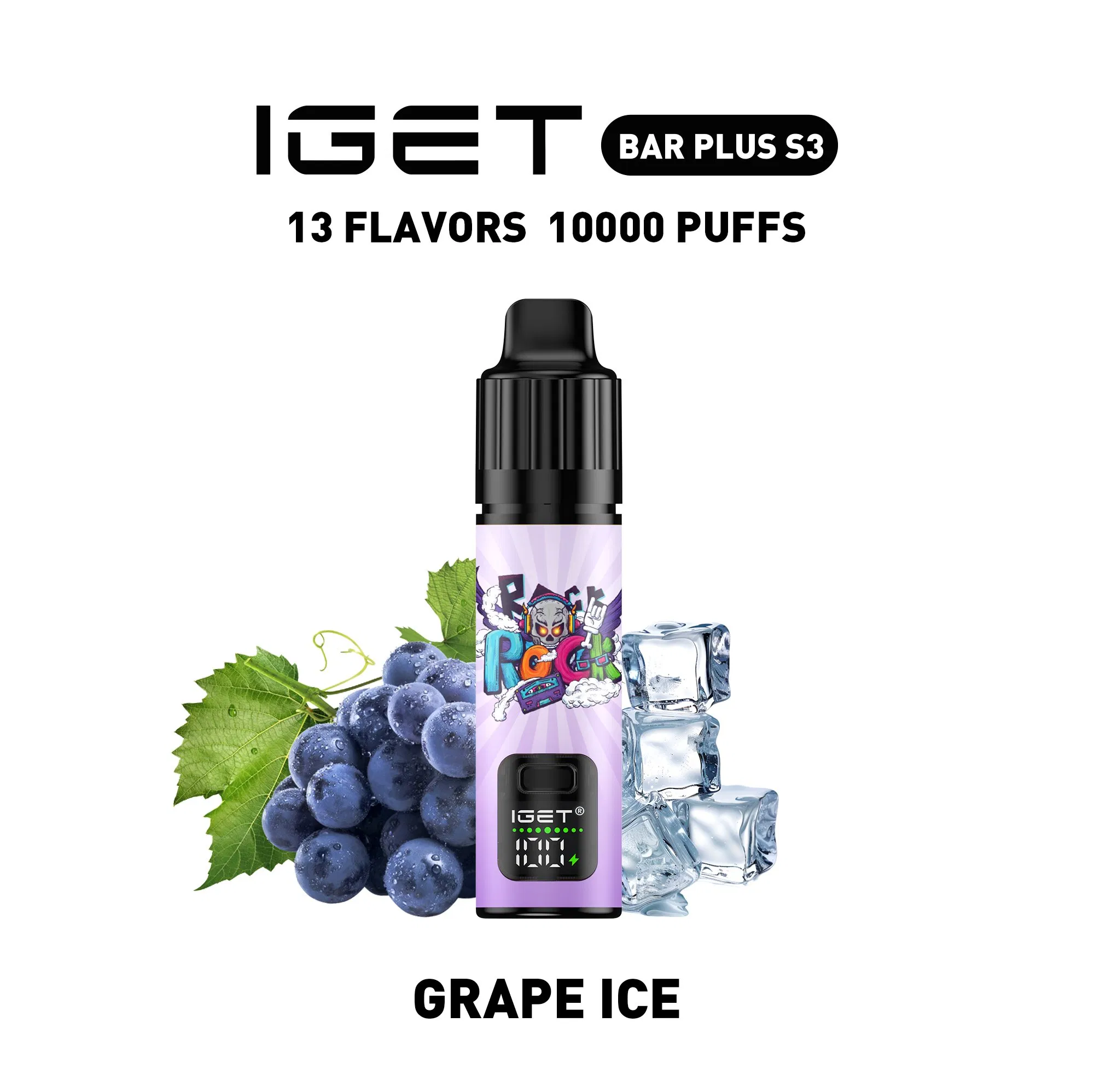 EU Warehous Vape Cheap Price Disposable Electronic Cigarette Wholesale Iget Bar Plus S3 10000 Puff Vaper Rechargeable Vape Pocket E Hookah Charger Vaper