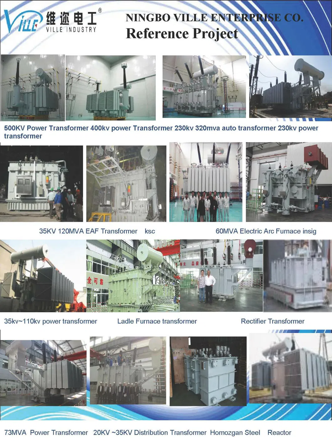 200kVA 33/0.4kv Grounding Earthing Transformer Auxiliary Transformer