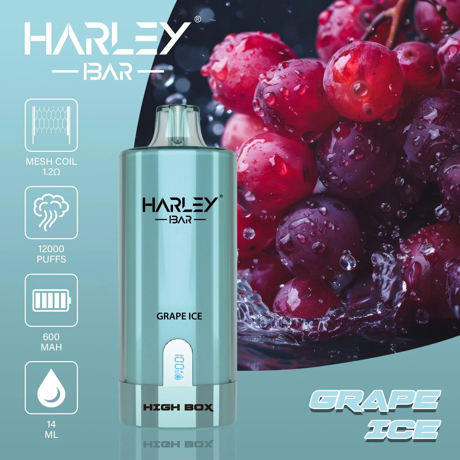 Wholesales Cucumber Flavor Eliquid Salt Nicotine Smooth Throat Hit Disposable Vape Device
