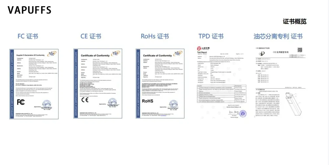 Savage Vape ISO9001 and TPD Certifications