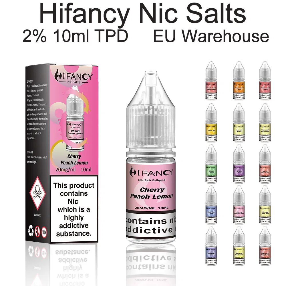 Tpd Certified Mixed Fruit Vape Wholesale Pen Hookah Nic Salt Ejuice Liquid for Refillable Pod