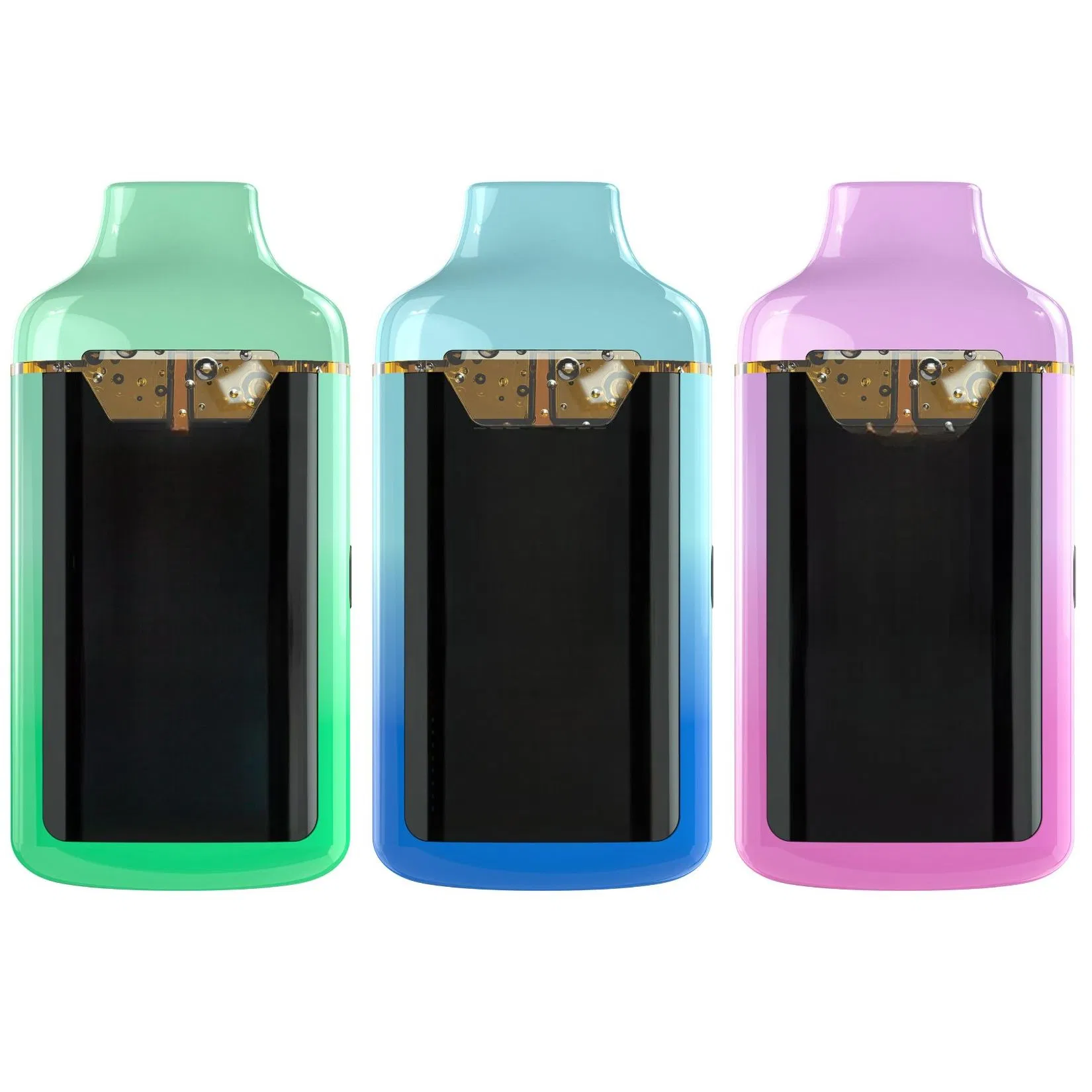 Original Factory Dual Flavor Live Resin Rosin Distillate Thick Oil 1ml*2 Chamber Bar Disposable E-Cigarette Postless 2g Vape with Digital LED Screen Vape Pen