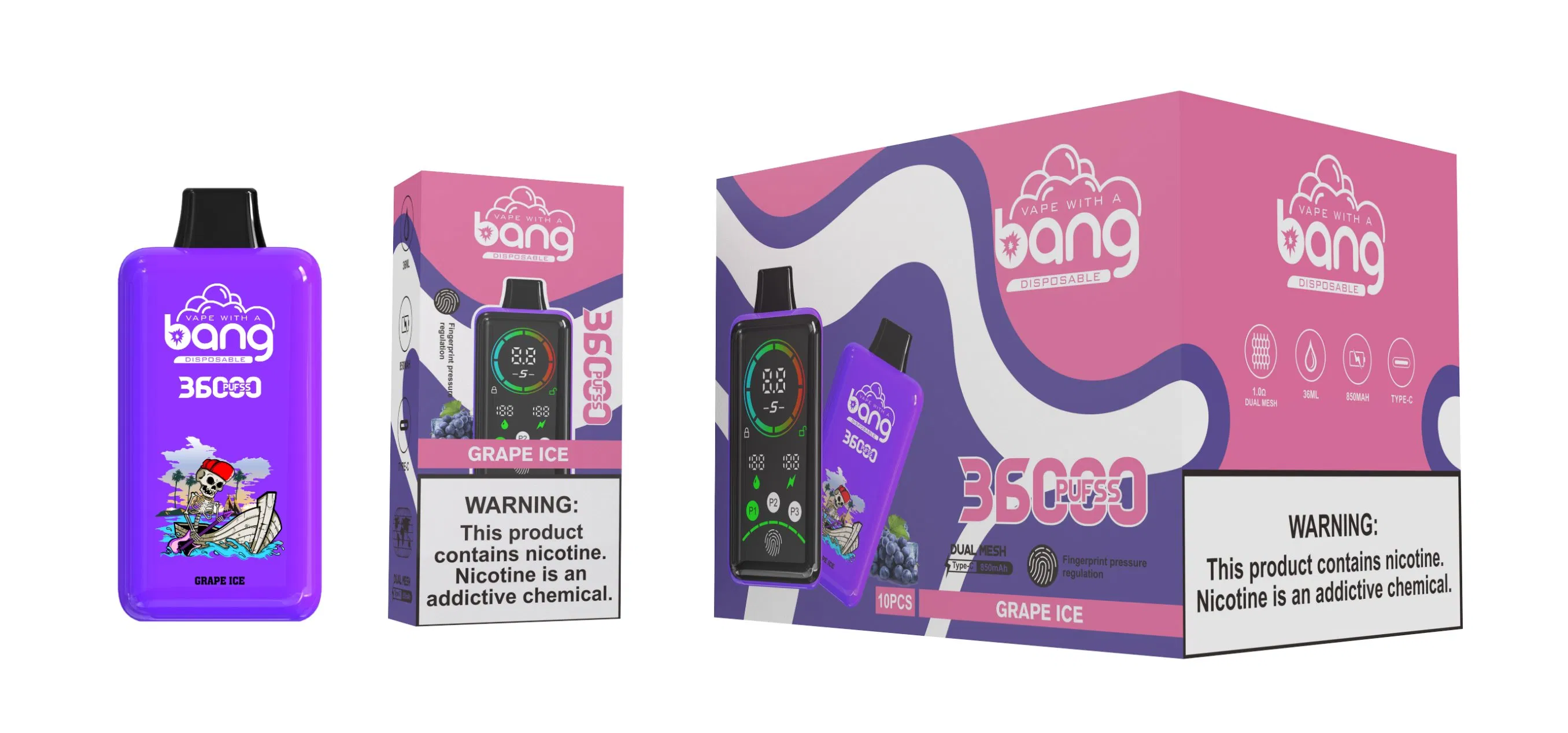 Factory Price Wholesale Vape Original Bang 36000 Puffs Electronic Cigarette Vape Pen