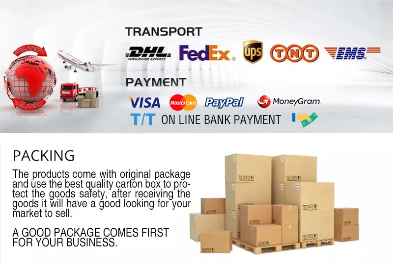 Vapen Packaging, Shipment and Payment Details