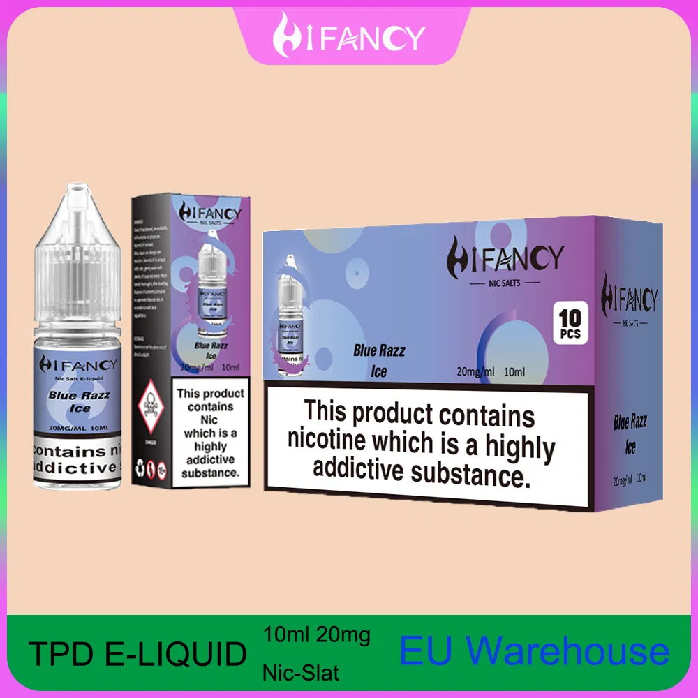 Premium Juice by Hifancy Featuring Nicotine Salt, E Liquid Nic Salt, and Tpd Certified Liquid for Electronic Cigarette Oil Use.