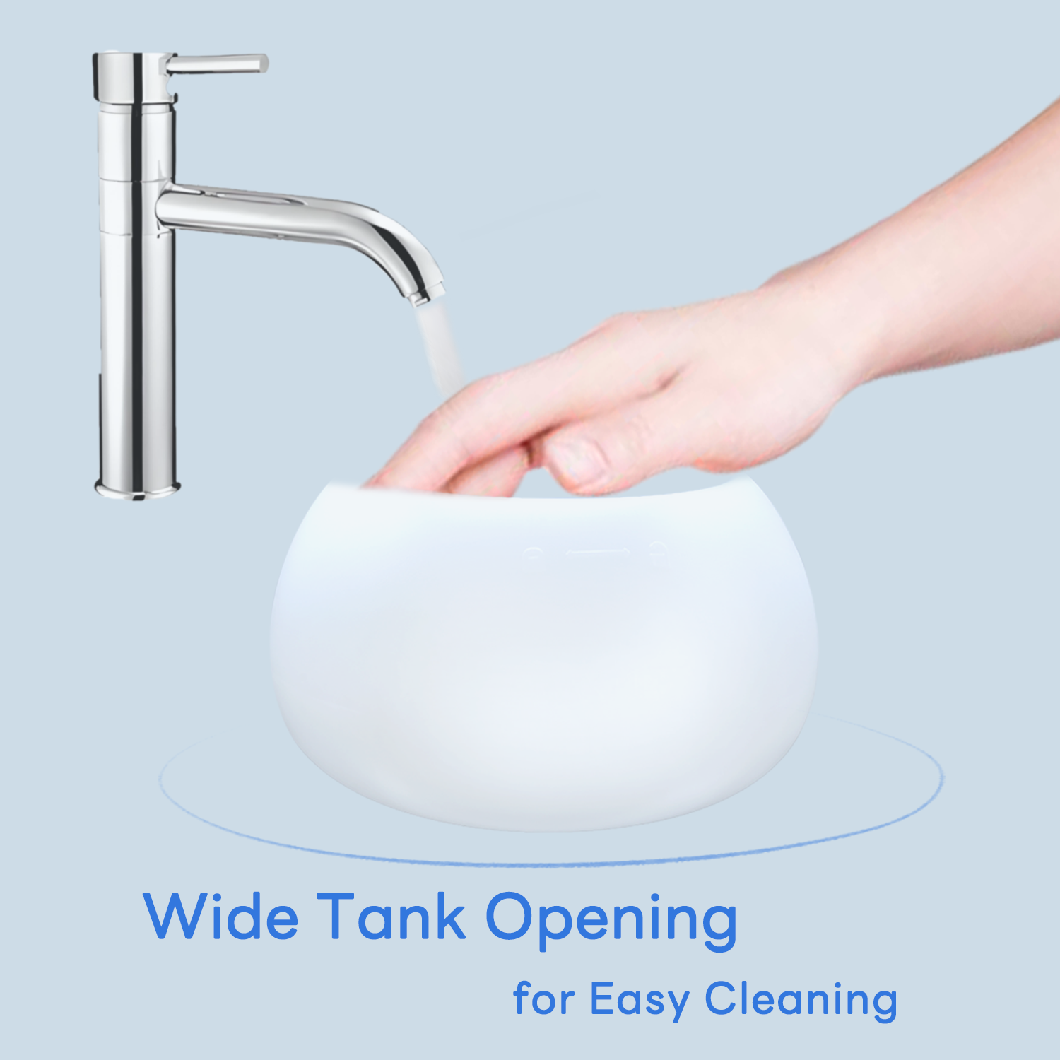 Warm steam vaporiser parts