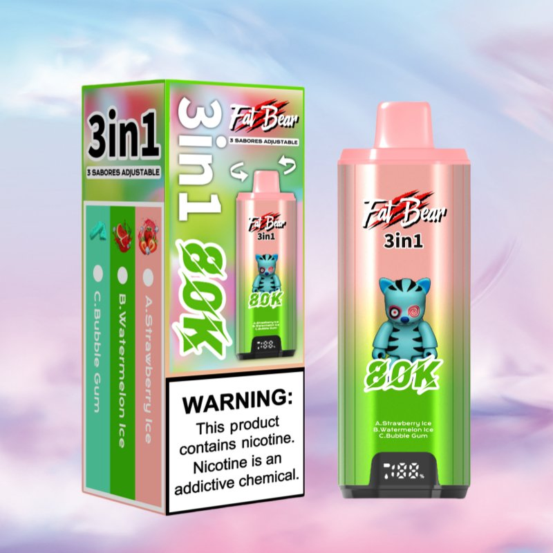 2025 Newest Hot Sale Aivono 3 in 1 Flavors 80000 Puffs Wholesale 80K Vaper Disposable 30K 40K 50K 60K 70K Vape Pen