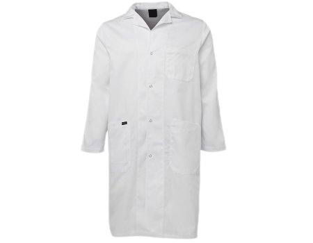 Custom White Long Lab Coat in 65%polyester 35%cotton  Supplier, Factories