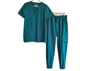 High-Quality Medical Uniform Scrub Suit in 4-way Stretch