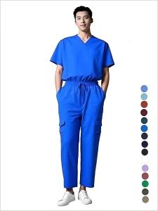 High-Quality Low MOQ poly rayon spandex medical scrubs