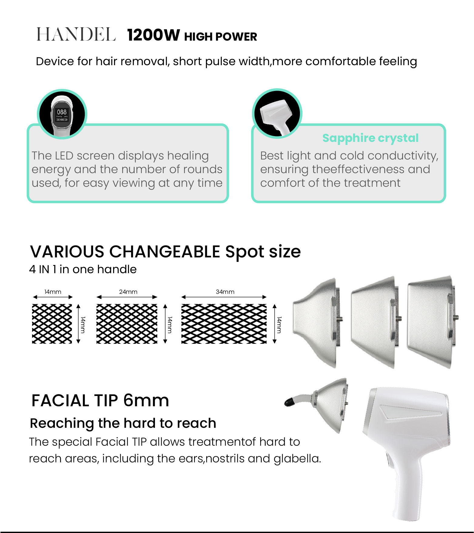 Laser handpiece