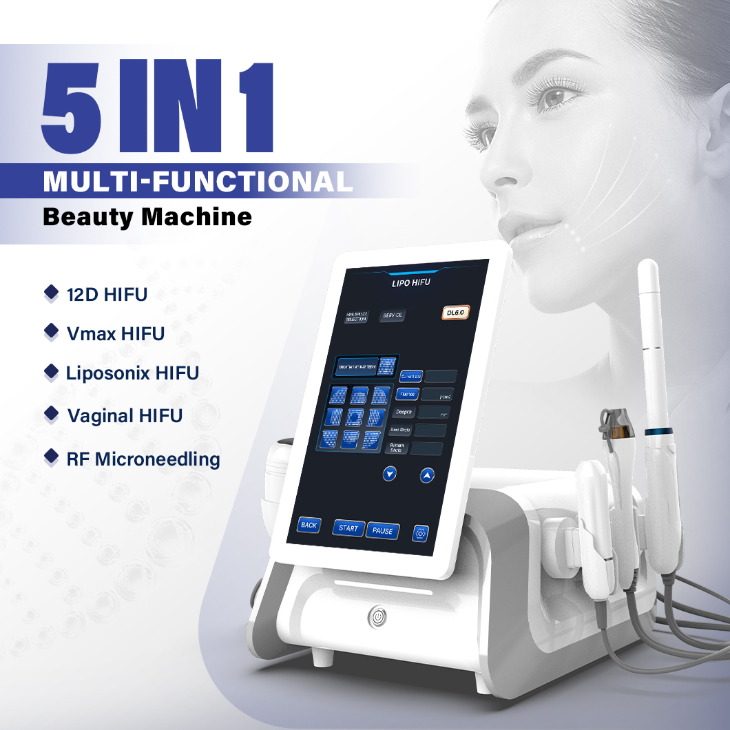 Hot Selling 12D HIFU Non-Invasive Anti-Aging Skin Tightening Machine High-Intensity Liposonixed Focused Ultrasound For Body