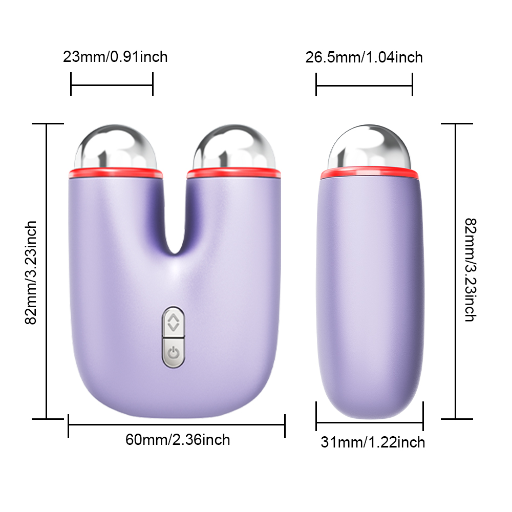 New Arrivals Beauty Device Face Lift up Skin Tighten Firming Heated Microcurrent Mini Facial Skin Toning Device