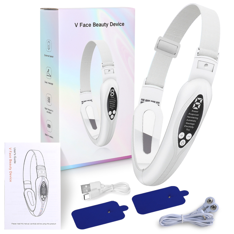 New Beauty Microcurrent Adjustable Face Lift V Shape Skin Tighten Machine Double Chin Fat Reducer Removal Face Lifting for Women