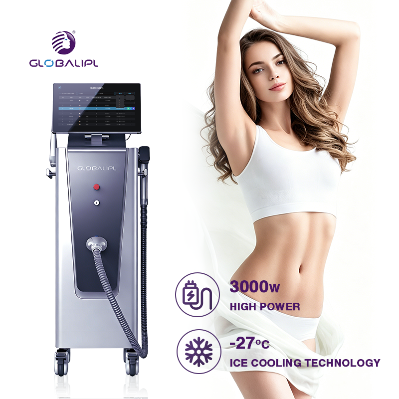 4000W 4-Wavelength Diode Laser Hair Removal &amp; Skin Rejuvenation Machine 755nm 808nm 1064nm with Sapphire Cooling