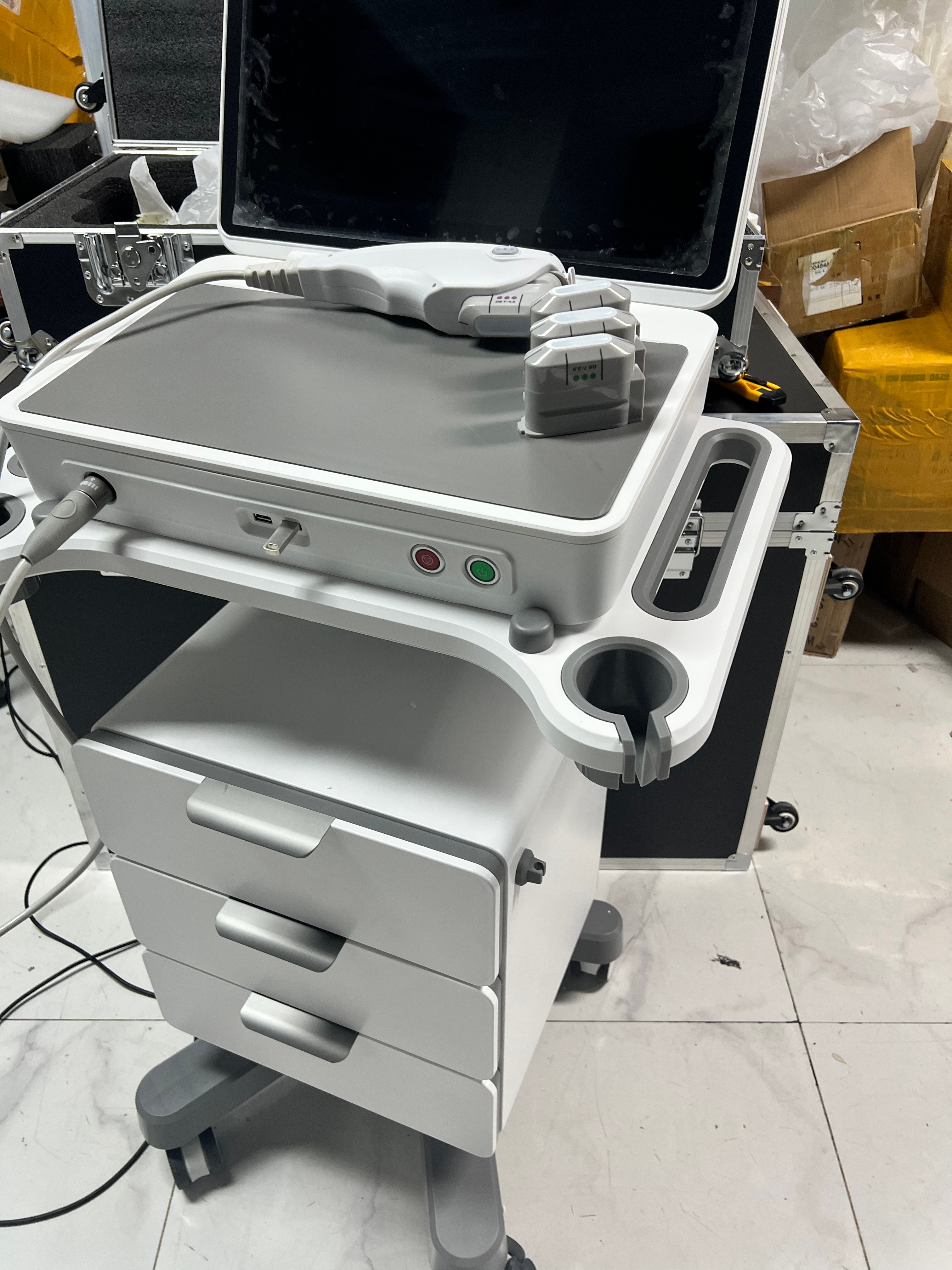 Factory Ultra Direct Sales American Prime 4Mhz and 7Mhz Anti-aging Skin Firming Wrinkle Removal Face Lifting Machine