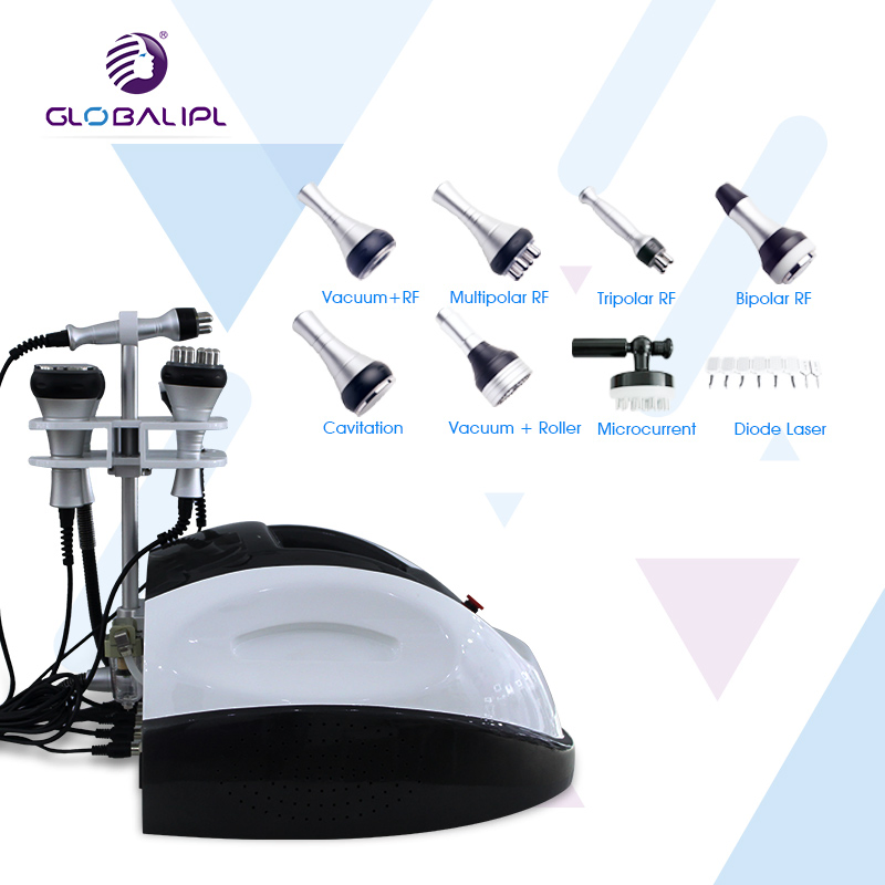 Body Face Eye Slimming Lift Multipolar RF Frequency Tripolar Ultrasound Cavitation Vacuum Body Shaping Face Lifting Fat Reduce Machine