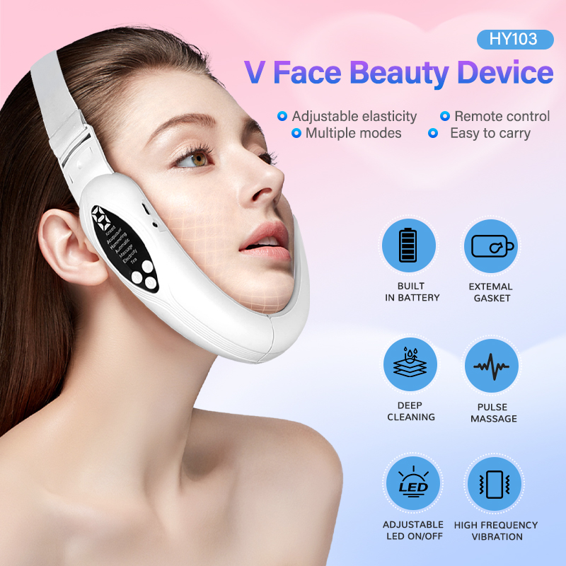 New Beauty Microcurrent Adjustable Face Lift V Shape Skin Tighten Machine Double Chin Fat Reducer Removal Face Lifting for Women