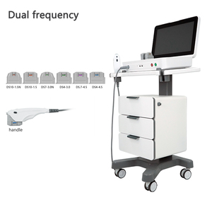 Hot Sale 10D SMAS 6 Cartridges 4&amp;7 Dual Frequency Face Lift Equipment Painless Skin Rejuvenation Anti-aging Hifu Machine
