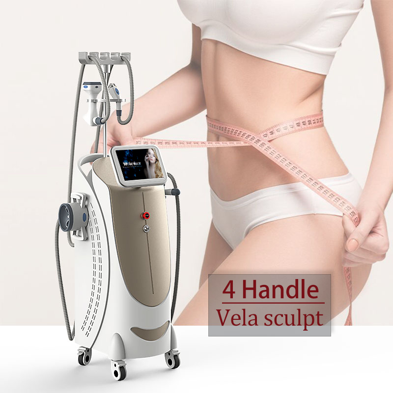 5 In1 Body Sculpt Slimming Shaping Vela RF Roller Vacuum Ultrasound Cavitation Shape Weight Fat Loss Beauty Machine