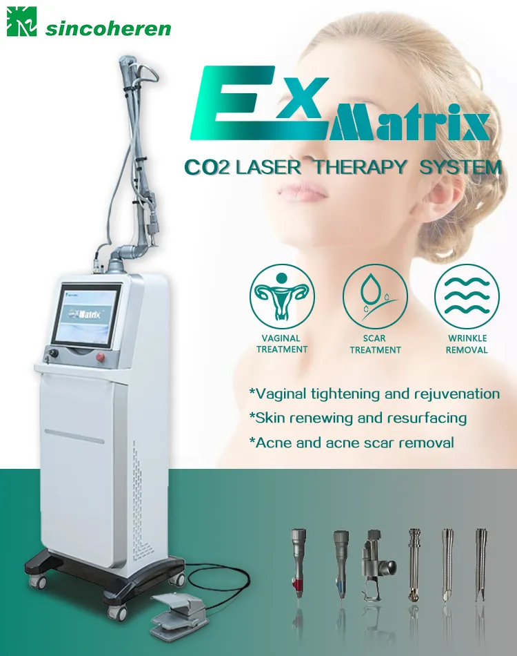Medical Co2 Fractional Laser Skin Rejuvenation Vaginal Tightening Laser Acne Spot Removal Laser Co2 Fractional Device