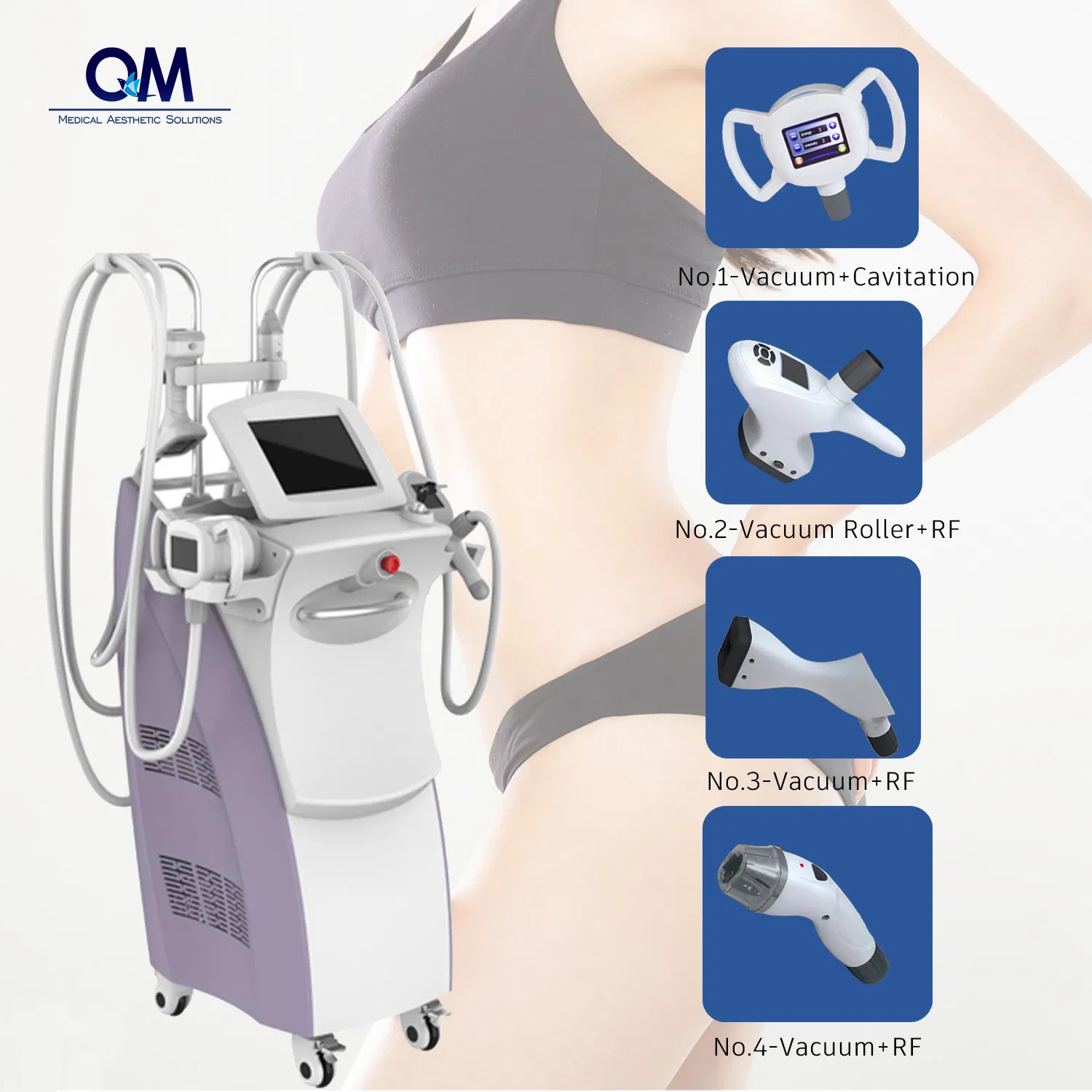 Ishape III+ 5 in 1 Body Shaping Shape RF Roller Vacuum Ultrasound Cavitation Weight Fat Loss Body Sculpting Machine Cellulite Removal Body Management