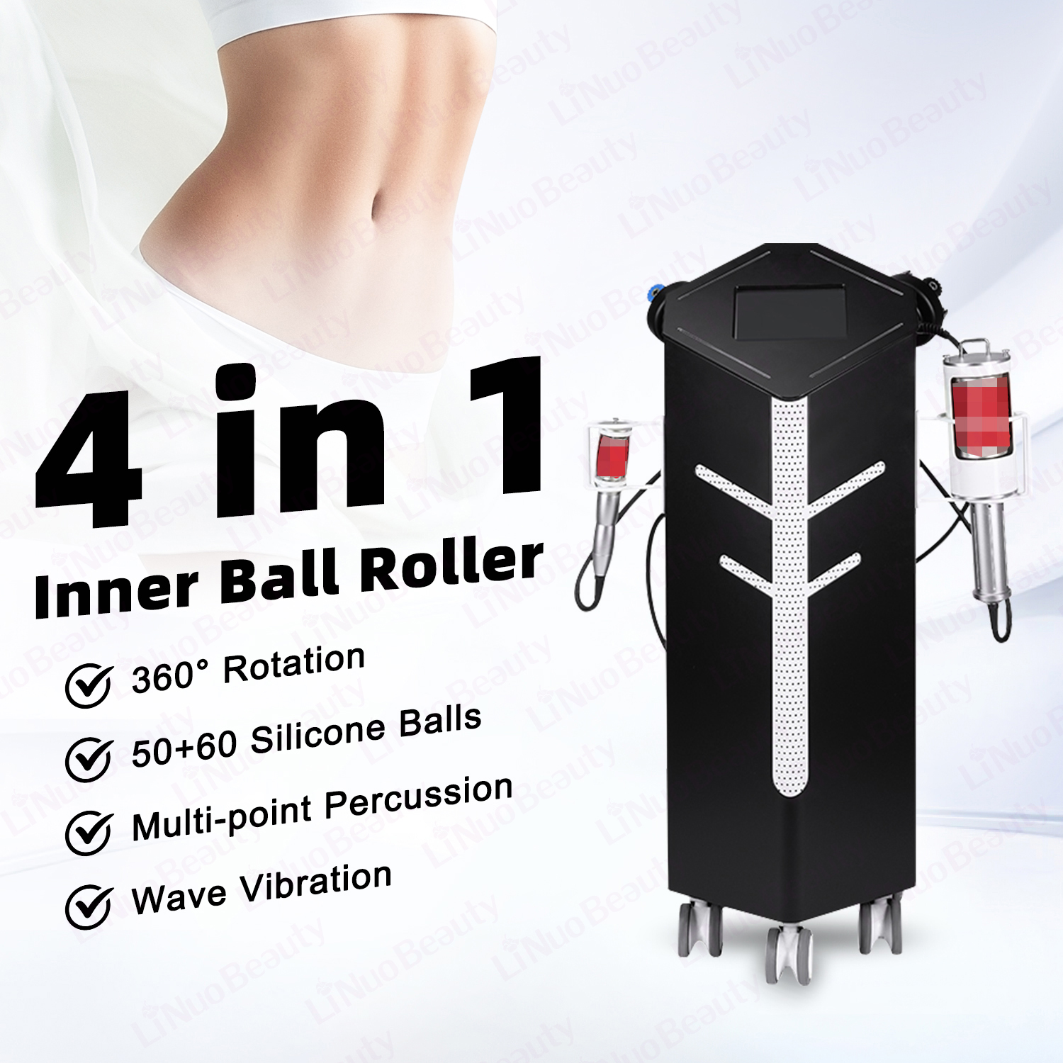 New Arrival 4 Handles 8D 9D Spheres Inner Ball Roller Endos G5PRO Vacuum G5 G8 Vibration Vela Roller Massager Slimming Machine