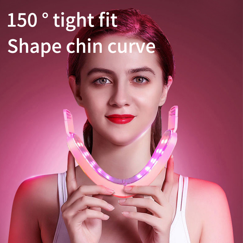 Electric V- Face Shaping Massager, Double Chin Reducer Face Lifting Machine, Microcurrent Facial Device
