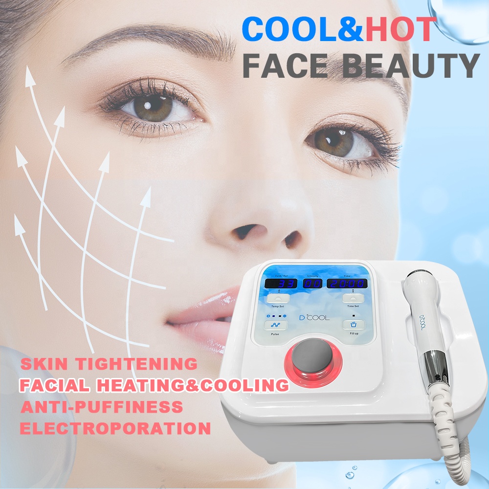WEIYI D101 Fast Shipping Hot-sale Cold and Hot Hammer Spa Microcurrent Facial Lifting Device