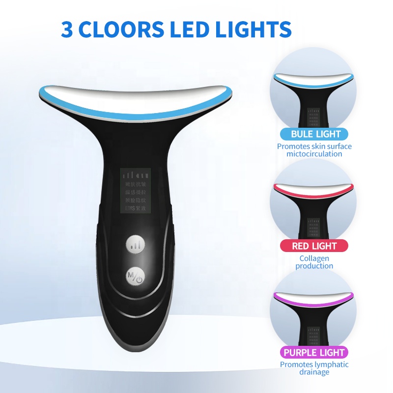 Professional Anti-Aging USB Rechargeable Neck &amp; Face Lifting Device with Microcurrent Technology