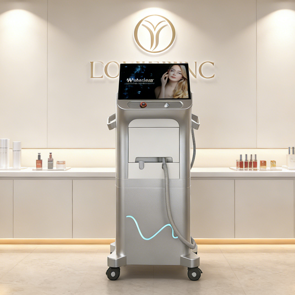 Winkonlaser Dynamic AI Spot Size Replaceable Hair Removal Technology 4 Wave Non-Crystal 808Nm Diode Laser Hair Removal Machine