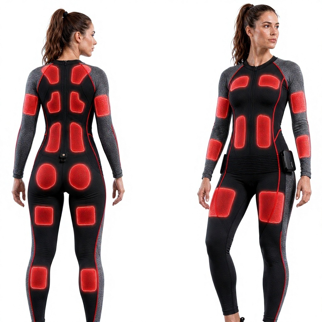 Microcurrent Professional Ems Machine Ems Estimulador Muscular Ems Dry Full Body Suit Without Control Box