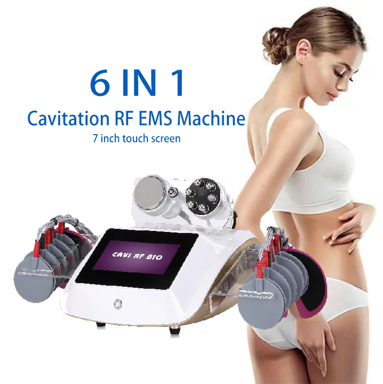 Professional Cavitation RF Vacuum Machine Ultrasound Cellulite Reduction Body Shaping Weight Loss Slimming Machine
