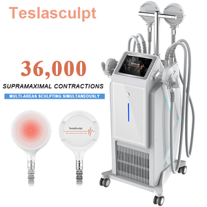 2025 Powerful Teslasculpt Electromagnetic Muscle Building Fat Burning Body Contouring Sculpting EMS Slimming Machine