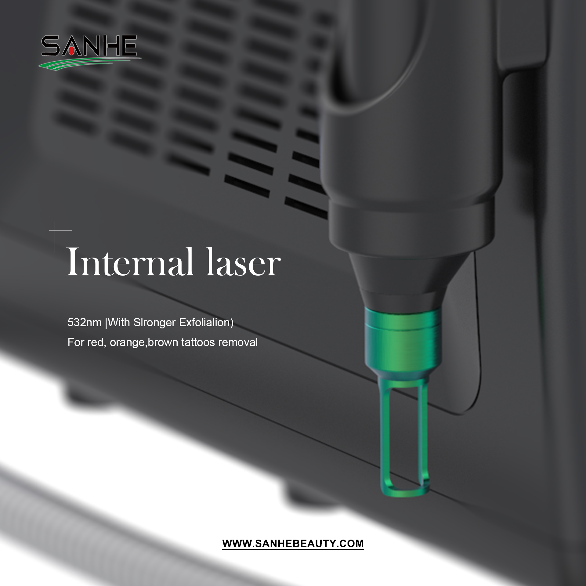 1064nm Wavelength Q-Switched Portable Nd Yag Laser Machine 100-2000mj Adjustable Energy For Tattoo Removal Whitening Dual