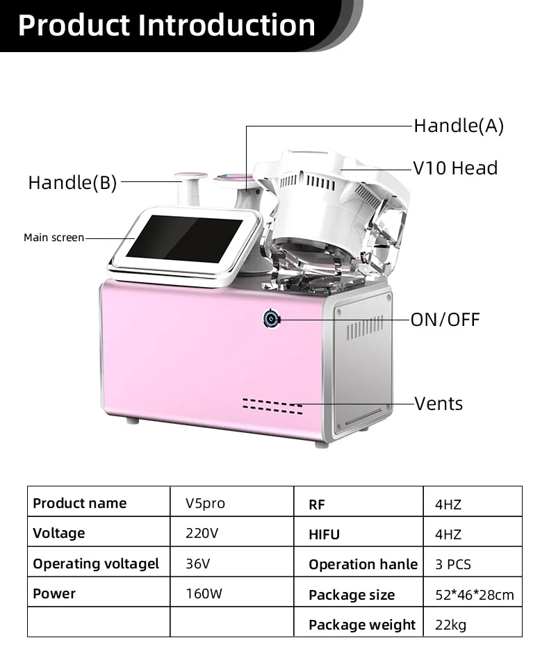 RF Ultrasound Vacuum Cavitation Shaping Lose Weight Fat Ultrasonic Weight Loss Skin Tightening Body Slimming Machine