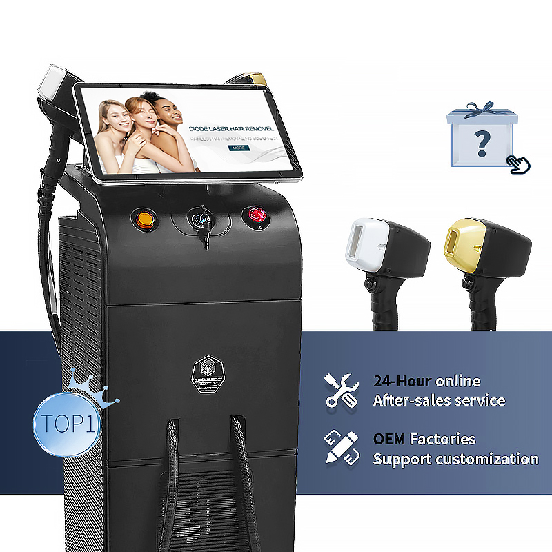 CE Approved Triple Wave 3D Diode Laser Ice 755 808 1064 Diode Laser Hair Removal Machine Professionnel Diode Laser Hair Removal