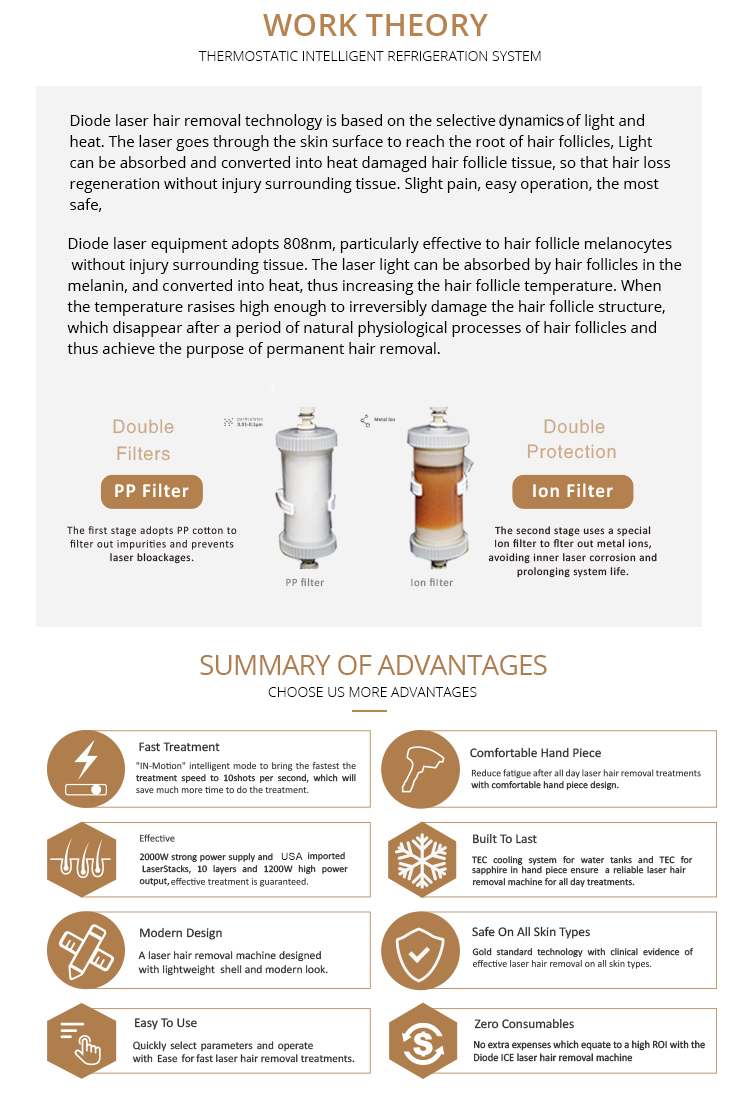 Dual water filters detail
