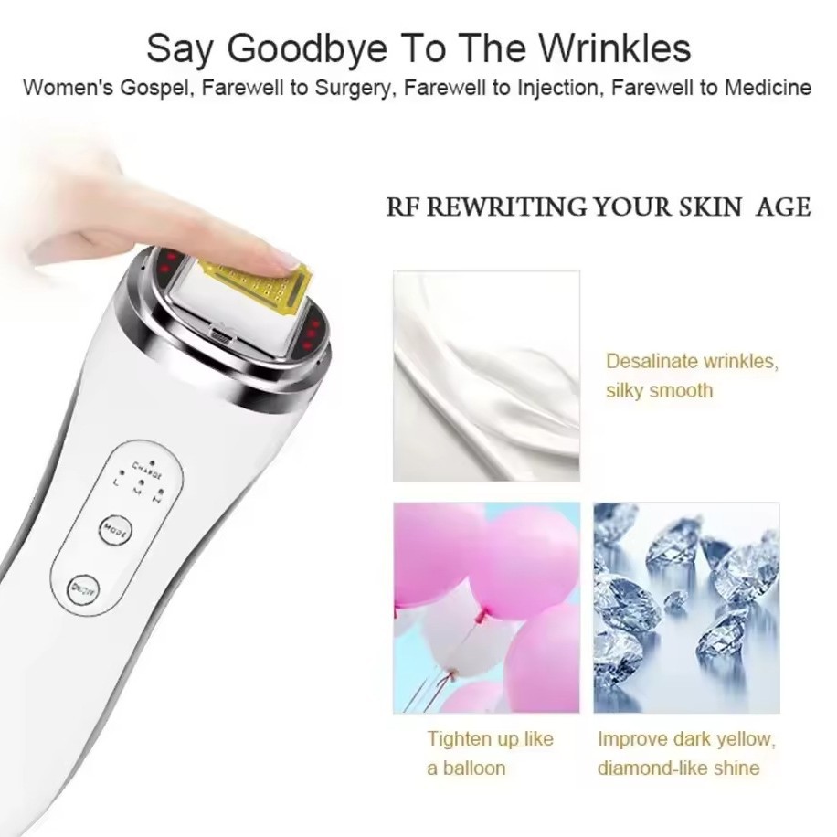 Electric Dot Matrix Microcurrent Skin Tightening Rejuvenation Wrinkle Removal Waterproof Portable Face Massager Home EU/UK/JP/US