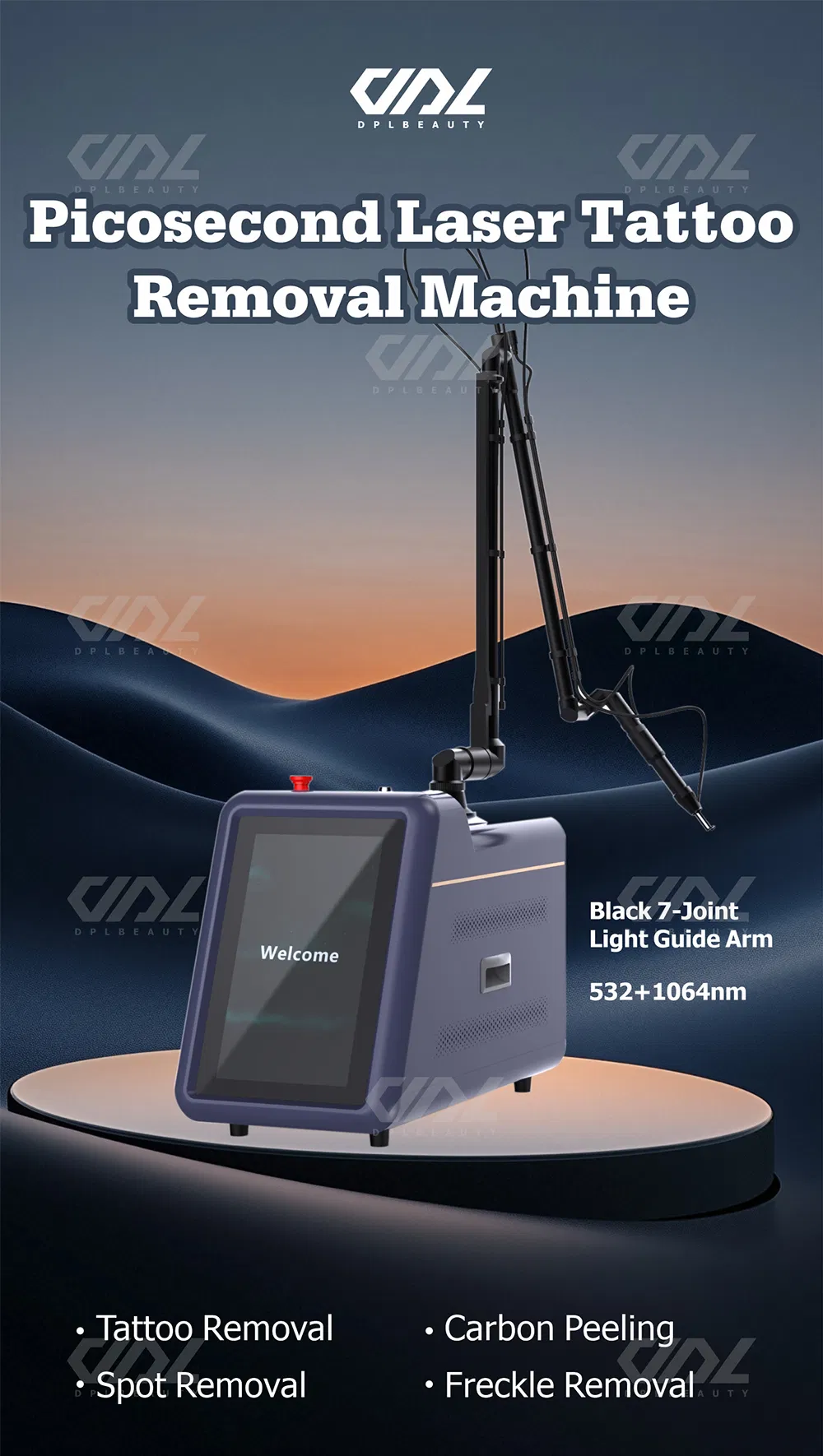 Picosecond Laser Tattoo Removal Machine Display 1
