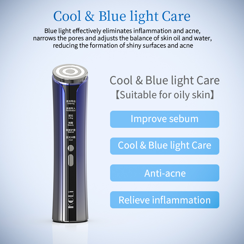 Factory Wholesale Price 6 in 1 Micro Current Skin Tightening Facial Device Firming Lifting Wrinkle Facial Beauty Machine