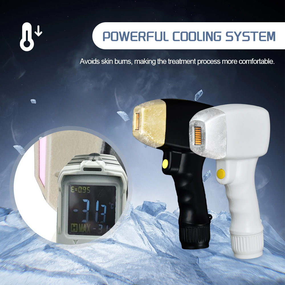 Professional Smart Handle 3 Wavelength Ice Titanium 808nm DiohHe Laser Hair Removal Machine For Salon Use