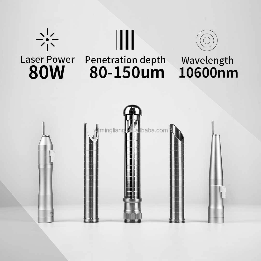 Fractional CO2 Laser Device 10600nm 1200W 3 Heads Face Skin Resurfacing Skin Rejuvenation Vagina Tightening (Commercial Home
