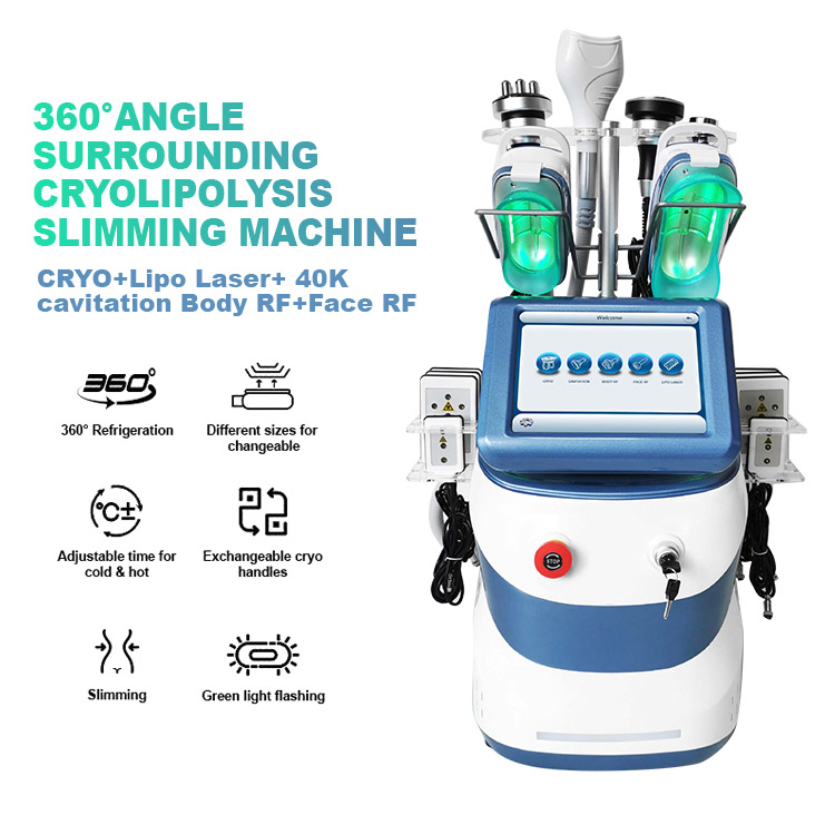 360 Cryo Cryolipolyse Cryotherapy Cryolipolysis Slimming Machine Portable Fat Freezing Machine Cool Tech Cellulite Reduction