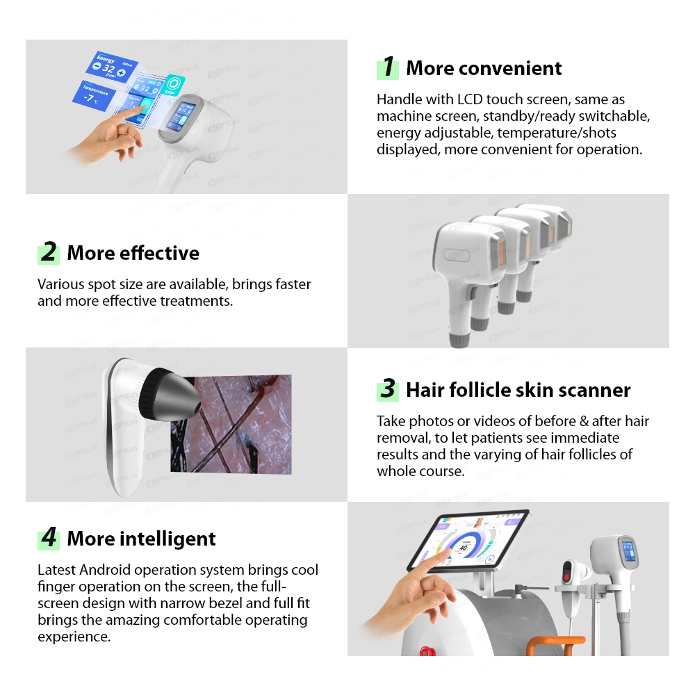 All Colour Skin Type Dioden Laser Laser Diodo Hair Removal Machine 808nm