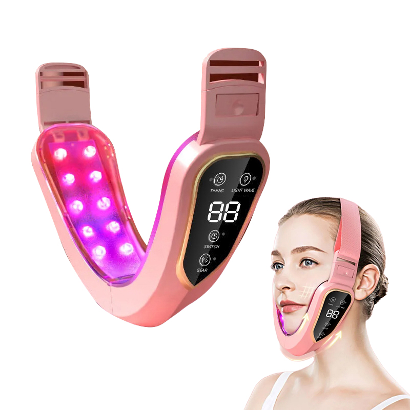 Electric V- Face Shaping Massager, Double Chin Reducer Face Lifting Machine, Microcurrent Facial Device