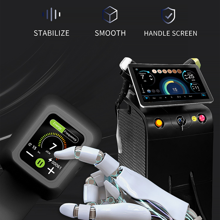 CE Approved Triple Wave 3D Diode Laser Ice 755 808 1064 Diode Laser Hair Removal Machine Professionnel Diode Laser Hair Removal