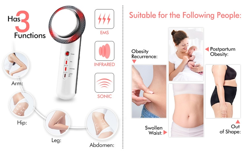 Mini Shaping Vacuum RF Cavitation Slimming Machine Skin Tightening Butt Lifting