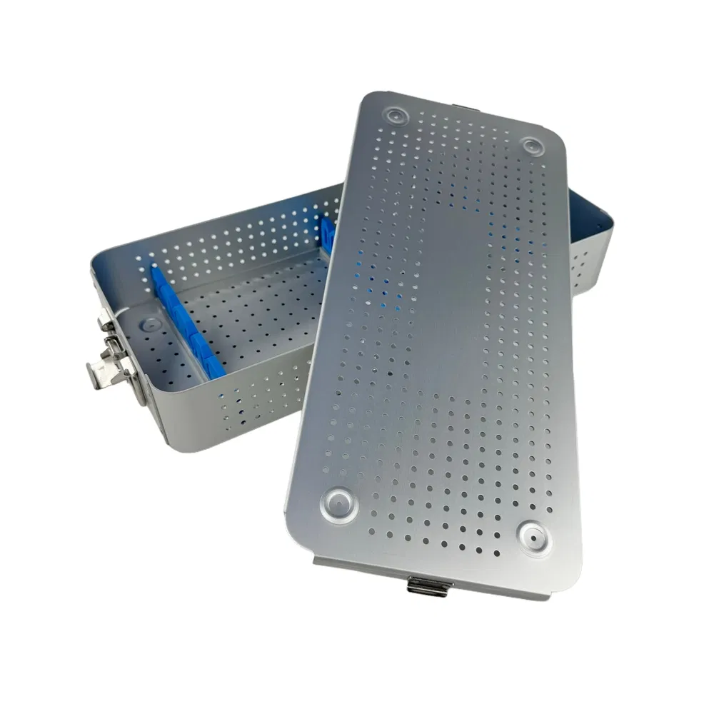 High Reliability Impact-Resistant General Resin Standard Sterilization Tray for Surgical Instrument Preparation Room